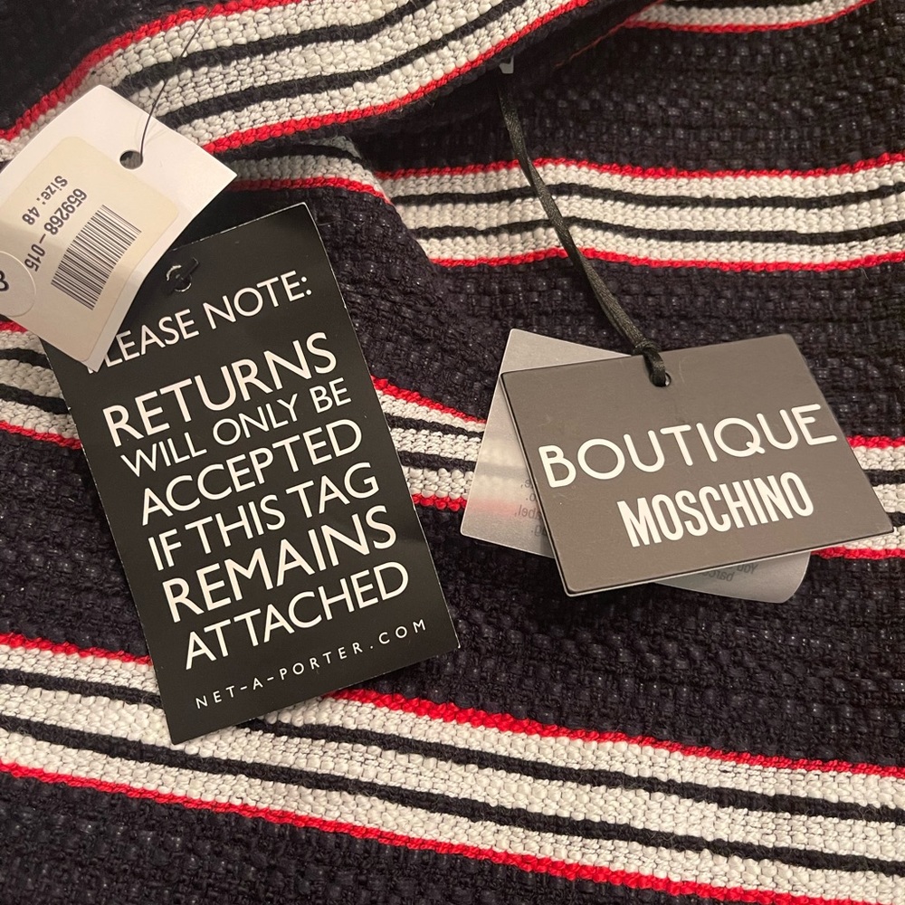 Boutique Moschino striped skirt